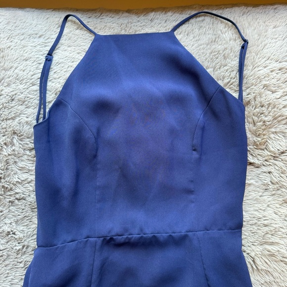 NBD (Revolve) NAVY LACE PANEL MIDI DRESS - Picture 8 of 10